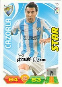 Cromo Cazorla - Liga BBVA 2011-2012. Adrenalyn XL - Panini