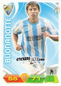 Sticker Buonanotte - Liga BBVA 2011-2012. Adrenalyn XL n. 176 - Panini