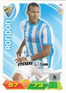 Sticker Rondón - Liga BBVA 2011-2012. Adrenalyn XL n. 180 - Panini