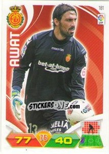 Sticker Awat - Liga BBVA 2011-2012. Adrenalyn XL n. 181 - Panini