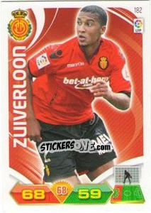 Cromo Zuiverloon - Liga BBVA 2011-2012. Adrenalyn XL n. 182 - Panini