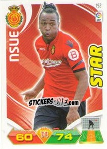 Sticker Nsue - Liga BBVA 2011-2012. Adrenalyn XL n. 192 - Panini