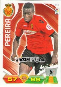 Cromo Pereira - Liga BBVA 2011-2012. Adrenalyn XL n. 193 - Panini