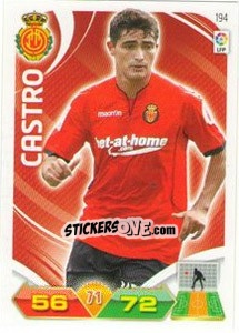 Sticker Castro - Liga BBVA 2011-2012. Adrenalyn XL n. 194 - Panini