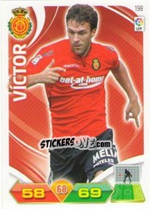 Sticker Víctor - Liga BBVA 2011-2012. Adrenalyn XL n. 198 - Panini