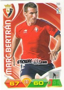 Sticker Marc Bertrán - Liga BBVA 2011-2012. Adrenalyn XL n. 200 - Panini