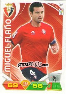 Sticker Miguel Flaño - Liga BBVA 2011-2012. Adrenalyn XL n. 202 - Panini