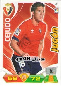 Sticker Cejudo - Liga BBVA 2011-2012. Adrenalyn XL - Panini
