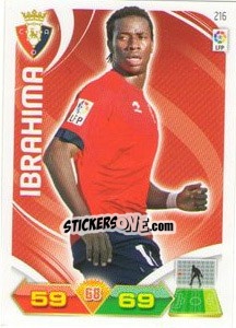 Cromo Ibrahima - Liga BBVA 2011-2012. Adrenalyn XL - Panini