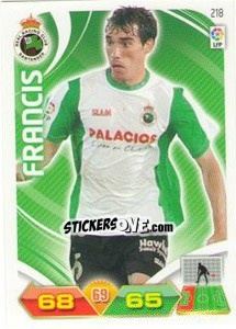 Cromo Francis - Liga BBVA 2011-2012. Adrenalyn XL n. 218 - Panini