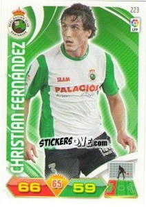 Cromo Christian Fernández - Liga BBVA 2011-2012. Adrenalyn XL - Panini