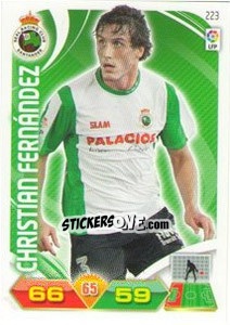 Sticker Christian Fernández - Liga BBVA 2011-2012. Adrenalyn XL n. 223 - Panini