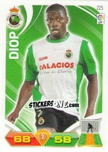 Sticker Diop - Liga BBVA 2011-2012. Adrenalyn XL n. 225 - Panini