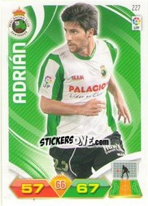 Sticker Adrián - Liga BBVA 2011-2012. Adrenalyn XL n. 227 - Panini