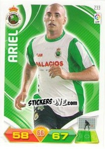 Sticker Ariel - Liga BBVA 2011-2012. Adrenalyn XL n. 233 - Panini