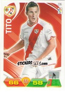 Sticker Tito - Liga BBVA 2011-2012. Adrenalyn XL n. 236 - Panini