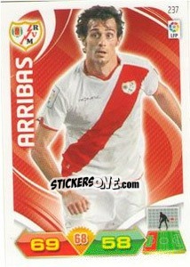 Cromo Arribas - Liga BBVA 2011-2012. Adrenalyn XL n. 237 - Panini