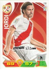 Figurina Jordi - Liga BBVA 2011-2012. Adrenalyn XL - Panini