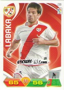 Cromo Labaka - Liga BBVA 2011-2012. Adrenalyn XL n. 239 - Panini