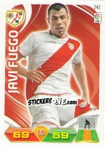 Cromo Javi Fuego - Liga BBVA 2011-2012. Adrenalyn XL n. 242 - Panini