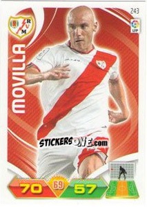 Sticker Movilla - Liga BBVA 2011-2012. Adrenalyn XL n. 243 - Panini