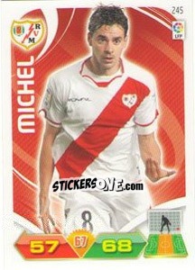 Sticker Michel - Liga BBVA 2011-2012. Adrenalyn XL n. 245 - Panini