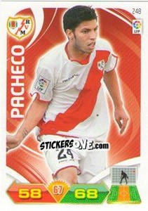Sticker Pacheco - Liga BBVA 2011-2012. Adrenalyn XL - Panini