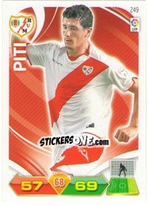 Cromo Piti - Liga BBVA 2011-2012. Adrenalyn XL n. 249 - Panini