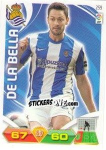 Sticker De La Bella - Liga BBVA 2011-2012. Adrenalyn XL - Panini