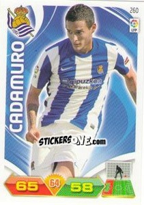 Sticker Cadamuro - Liga BBVA 2011-2012. Adrenalyn XL - Panini