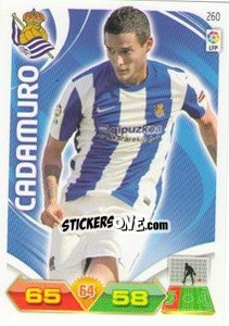 Cromo Cadamuro - Liga BBVA 2011-2012. Adrenalyn XL n. 260 - Panini
