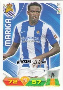 Sticker Mariga - Liga BBVA 2011-2012. Adrenalyn XL n. 261 - Panini