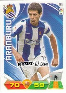 Sticker Aranburu - Liga BBVA 2011-2012. Adrenalyn XL n. 263 - Panini