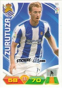 Sticker Zurutuza - Liga BBVA 2011-2012. Adrenalyn XL - Panini