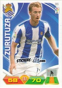 Cromo Zurutuza - Liga BBVA 2011-2012. Adrenalyn XL n. 265 - Panini