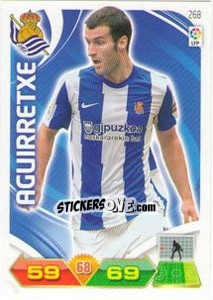 Sticker Aguirretxe - Liga BBVA 2011-2012. Adrenalyn XL n. 268 - Panini
