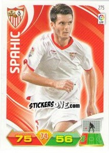 Figurina Spahic - Liga BBVA 2011-2012. Adrenalyn XL n. 275 - Panini