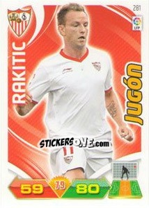 Sticker Rakitic - Liga BBVA 2011-2012. Adrenalyn XL n. 281 - Panini