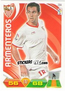 Sticker Armenteros - Liga BBVA 2011-2012. Adrenalyn XL n. 284 - Panini