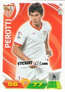 Sticker Perotti - Liga BBVA 2011-2012. Adrenalyn XL n. 288 - Panini