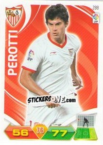 Cromo Perotti - Liga BBVA 2011-2012. Adrenalyn XL - Panini