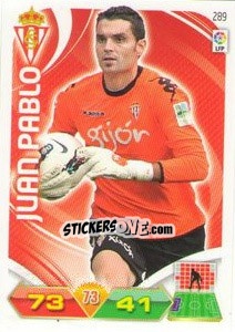 Sticker Juan Pablo - Liga BBVA 2011-2012. Adrenalyn XL n. 289 - Panini