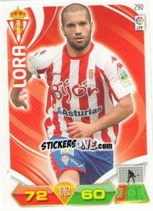 Figurina Lora - Liga BBVA 2011-2012. Adrenalyn XL - Panini