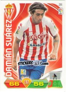 Sticker Damián Suárez - Liga BBVA 2011-2012. Adrenalyn XL n. 291 - Panini