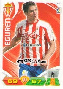 Sticker Eguren - Liga BBVA 2011-2012. Adrenalyn XL n. 296 - Panini