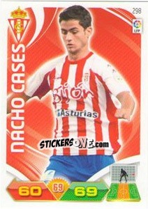 Cromo Nacho Cases - Liga BBVA 2011-2012. Adrenalyn XL - Panini