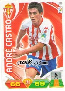 Sticker André Castro - Liga BBVA 2011-2012. Adrenalyn XL n. 301 - Panini