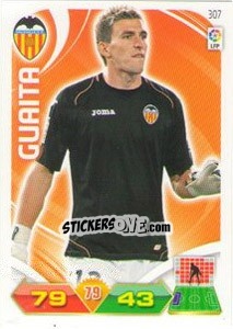 Sticker Guaita - Liga BBVA 2011-2012. Adrenalyn XL - Panini