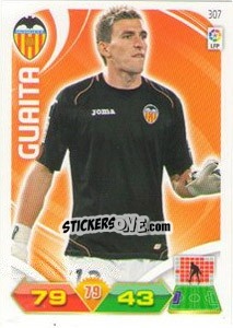 Sticker Guaita - Liga BBVA 2011-2012. Adrenalyn XL n. 307 - Panini