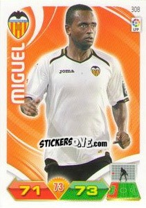 Sticker Miguel - Liga BBVA 2011-2012. Adrenalyn XL - Panini